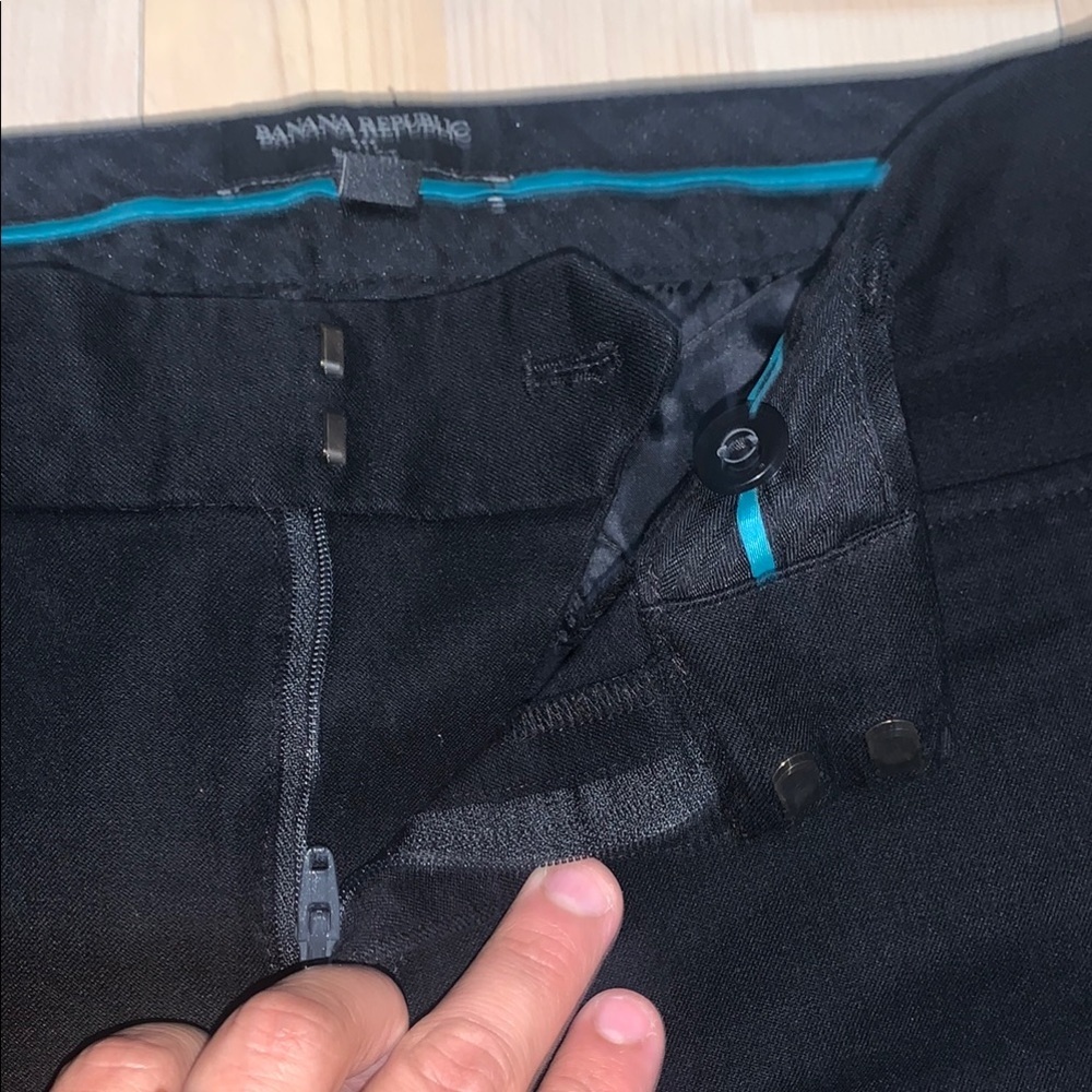 Banana Republic Black Ankle Pants Sloan fit - Picture 9 of 12